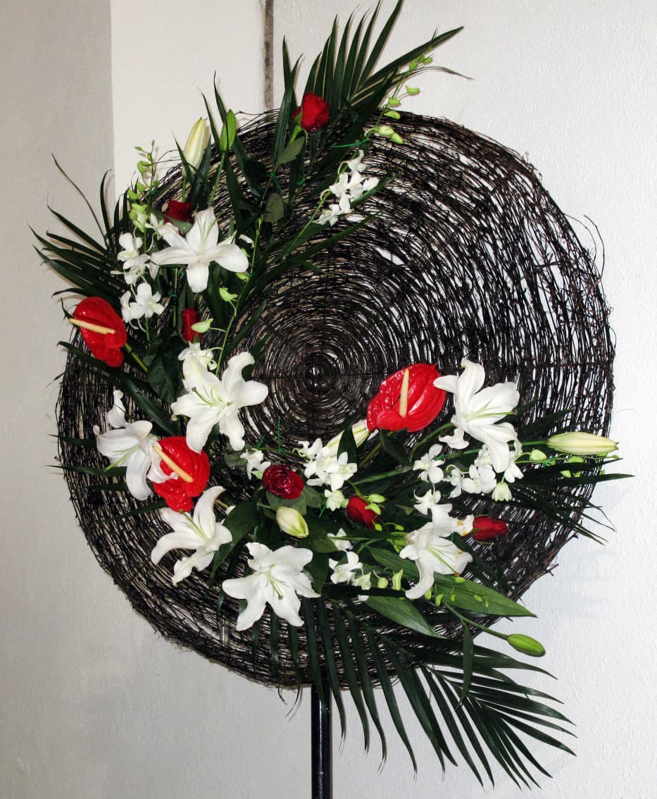 Trabajo de decoración floral de bodas en Salceda de Caselas