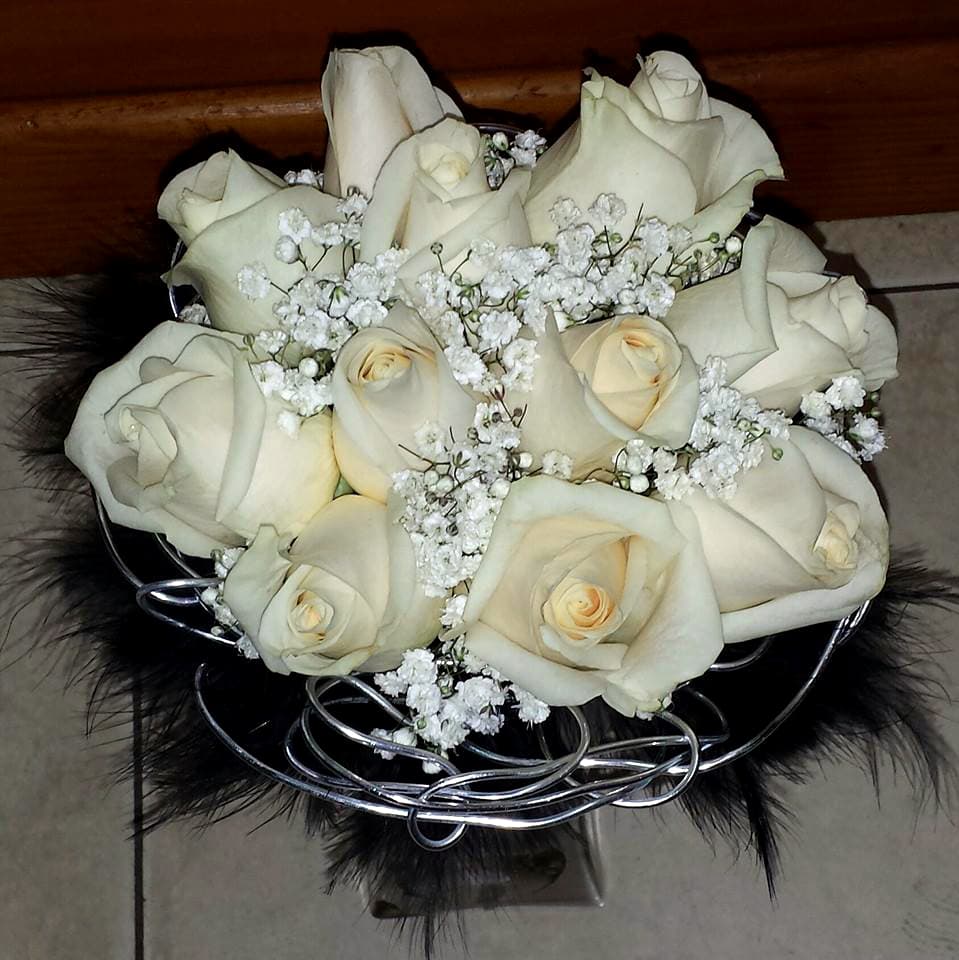 Ramo de novia realizado por Floristería Nelke en Salceda de Caselas