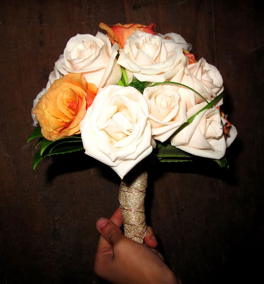 Ramo de novia realizado por Floristería Nelke en Salceda de Caselas