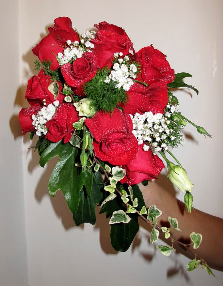 Ramo de novia realizado por Floristería Nelke en Salceda de Caselas
