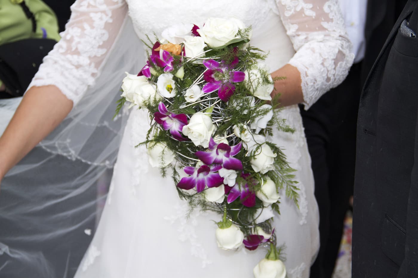 Ramo de novia realizado por Floristería Nelke en Salceda de Caselas