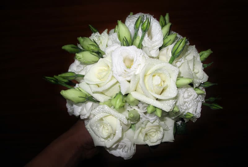 Ramo de novia redondo en Salceda de Caselas